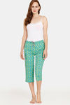 Rosaline Meadows Knit Cotton Capri (Pack of 2) - Green Blue — thumbnail 5